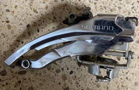 Fd-c202 Shimano Vintage Front Derailleur 31.8 Mm Dual Pull Top Or Bottom - Used