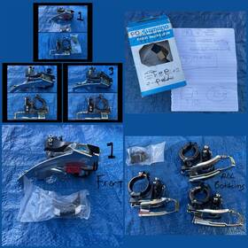 Fd-m310-6 Shimano Lot 3 Of Front Derailleur Some Size Tabs Missing