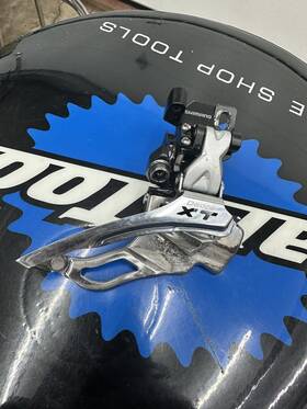 Fd-m771-d Shimano Xt Direct Mount Front Derailleur Down Swing 66-69 Silver Used