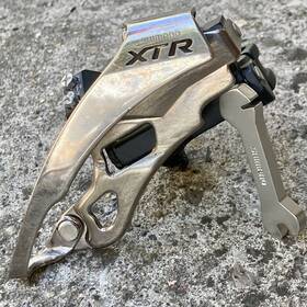 Fd-m970 Shimano Xtr 34.9mm Front Derailleur Top Pull Low Clamp Mtb Triple Retro