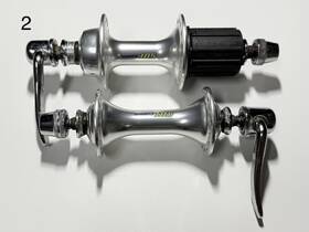 Hb-5500 Shimano Fh-5500/hb-5500 105 Hubs Set 32h Both With Og Skewers. Made In Japan