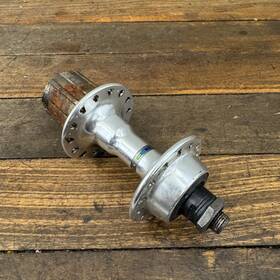 Fh-6402 Shimano Vintage 600 Tri Color Rear Hub 28 Hole Cassette 130 7s 8s A5