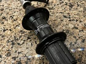 Fh-m565 Shimano Deore Lx Rear Mtb Rim Brake Hub 32h Black 8/9s Vintage 90s