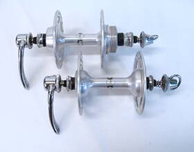 H-731 Shimano Beautiful Vintage Dura Ace 1st Gen High Flange 36 Hole Road Hubset 120mm
