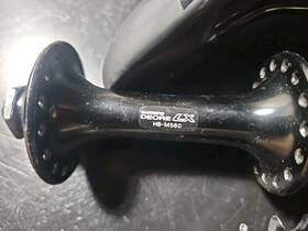Hb-m560 Shimano Vintage Deore Lx Front Hub 32 Hole 90s Mtb Black Used