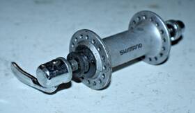 Hb-t3000 Shimano Front Bike Hub Silver 32h 100mm Mtb Gravel Road Qr Usa Shipping