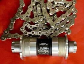 Ibb7700b09nj Shimano Dura Ace Track Bike Octalink Bb-7700 Bsa Njs Standard 68 -pista Keirin