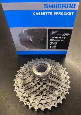 Icsm77110132 Shimano 10 Speed Cassette - Cs-m771-10 Excellent 12-32t