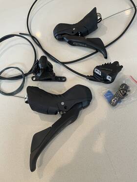 Irx6101dlf6sc100a Shimano Grx St-rx610 Shifter/brake Levers Br-rx400 Disc Brake Calipers 2x12