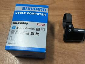Isce8000b Shimano Steps Sc-e8000 Display With Clamps For 31.8 And 35.0 Handlebars