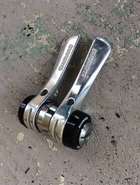 Islr400f Shimano Sora Sl-r400 Double Triple 8-speed Downtube Braze-on Shifters Retro Road