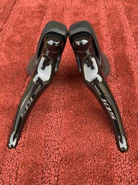 Istr7000dpal Shimano 105 St-r7000 Sti Shifters Brake Levers Set 2x11 Speed In Black