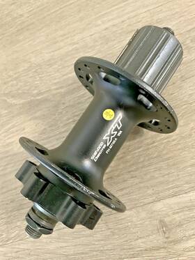 M756a Shimano Deore Xt Rear Hub 32 Hole 6 Bolt Disc 135 Mm Spacing