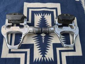 Pd-7810 Shimano For Parts Dura Ace Clipless Road Pedals Silver Used