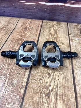 Pd-r535 Shimano Clipless Spd-r Sl Black Road Bike Pedals