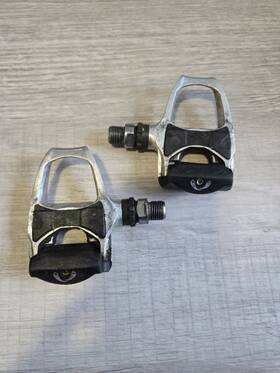 Pd-r600 Shimano Ultegra Silver Alloy Clipless Spd-sl Road Bike Pedals Japan