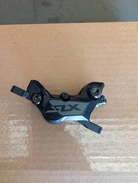 Br-m7120 Shimano Pd005631 4-piston Slx Post Mount Brake Caliper With N03a Resin Pads