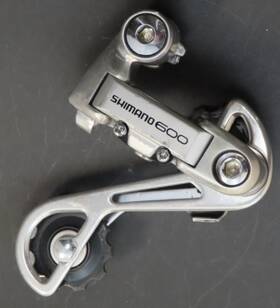 Shimano Rd-6702 Vintage 600 Long Cage Friction Klunker Rear Derailleur