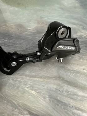 Rd-m370 Shimano Altus Rear Derailleur 9 Spd Mtb Road Hybrid Long Cage