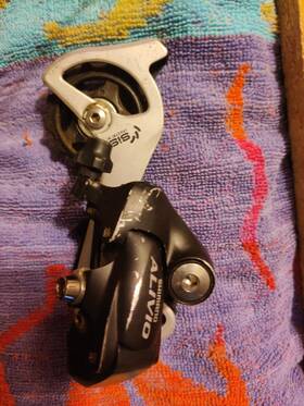 Rd-m410 Shimano Alivio Rear Derailleur Free S/h Long Reach 8 Speed Sis