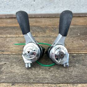 Sl-at50 Shimano Vintage Thumb Shifters Moutnain Bike 1980s Unishift Shift Set A2