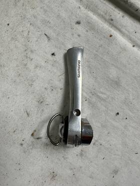 Sl-s424 Shimano Vintage Left/front Shift Lever Braze-on Left Only