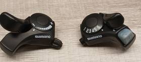 Sl-tx30 Shimano Sl-tx6r Vintage Sis 6r Shifter Set 3x6 Speed Mtb Flat Bar - Thumb Shift