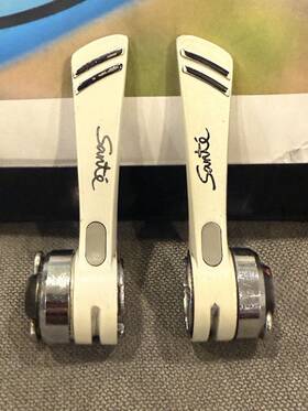 Sle5000 Shimano Vintage Sante 7 Speed Downtube Shifters Index White Braze On