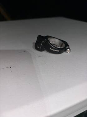 Sm-ad91-m Shimano Front Derailleur Clamp Band Adapter 31.8 Mm With 28.6 In Place
