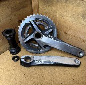 Sm-bb90-a Shimano Xtr Fc-m980 Double Crankset And Bb 2 X 10 Speed 170mm