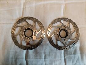 Sm-rt53 Shimano Set Of 2 Center Lock Stainless Disc Brake Rotors 160mm Mtb Bike