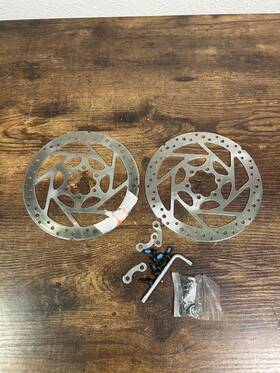Sm-rt61 Shimano Lot Of 2 Deore 160mm 6 Bolt Disc Rotor