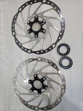 Sm-rt64-l Shimano Deore 203mm Centerlock Disc Brake Rotor Set Of 2