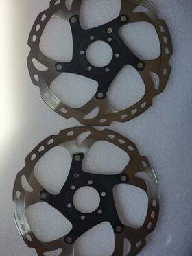 Sm-rt86-m Shimano Xt Ice-tech 6 Bolts Disc Brake Rotors 180mm- 2 Pc