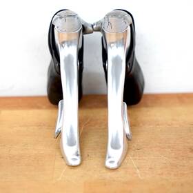 St-7700-b Shimano Dura-ace Shifters Silver 2x9-speed Road Bike Part