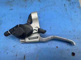 St-ef20 Shimano 3 Speed Left Shifter And Brake Silver Used