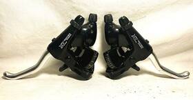 St-m566 Shimano Vintage Deore Lx Shifters Brake Levers 3 X 8 Mountain Bike Mtb