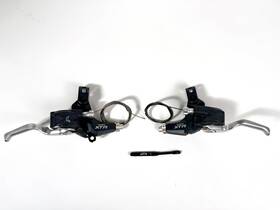 St-m970 Shimano Xtr Left &right 3x9s Shifters V-brakes Combo Dual Control Retro