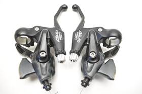 St-mc20 Shimano Alivio 8 X 3 Speed Bicycle Rapidfire Window Shifter Brake Levers