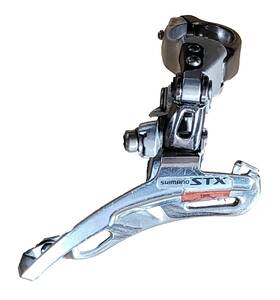 Fd-mc30 Shimano St-mc30 Vtg Stx Front Derailleur Top Pull 28.6 Mm Triple Mtb Silver