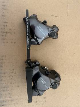 Br-r8170 Shimano Va005804 Ultegra Road Bike Disc Brake Caliper Flat Mount Front/rear/set