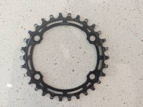 Y0la32000 Shimano Deore M5100-1 Chainring - 30t 10/11-speed Asymmetric 96 Bcd Black