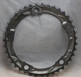 Y1m498010 Shimano 105 5703-s Triple Middle Chainring 39t 130 Bcd 10-speed Aluminum Silver
