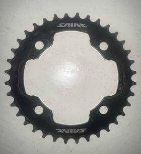 Y1ng36000 Shimano Saint Fc M820 M825 Chainring 1 X10 Black 36t 104mm Bcd 4 Bolt Pattern