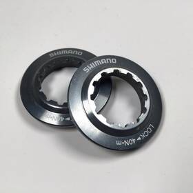 Y8pv98010 Shimano Dura-ace Disc Brake Centerlock Rotor Lockrings Internal Silver Sm-rt900
