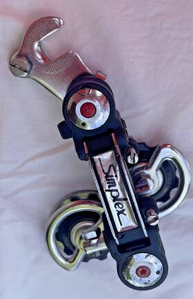 Ar637 Simplex 1972 Prestige Ar637/p Rear Derailleur With Claw Hanger - Excellent Cond