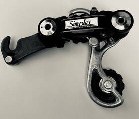 Ar642 Simplex Maxi-prestige Ar642/p Rear Derailleur With Long Cage And Hanger