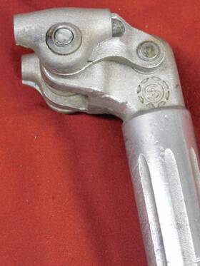 Sx-1500 Simplex Vintage Sx 1500 Silver Fluted 26.4 Mm Seat Post Made In France