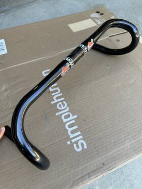 Simworks Sw51-450b By Nitto - Co-misirlou Bar 450mm 26.0 Black Handlebars