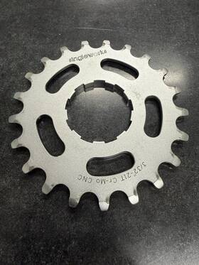 Singleworks 842802070979 Bicycle Cassette Cog 3/32 Inch - 21t Crmo